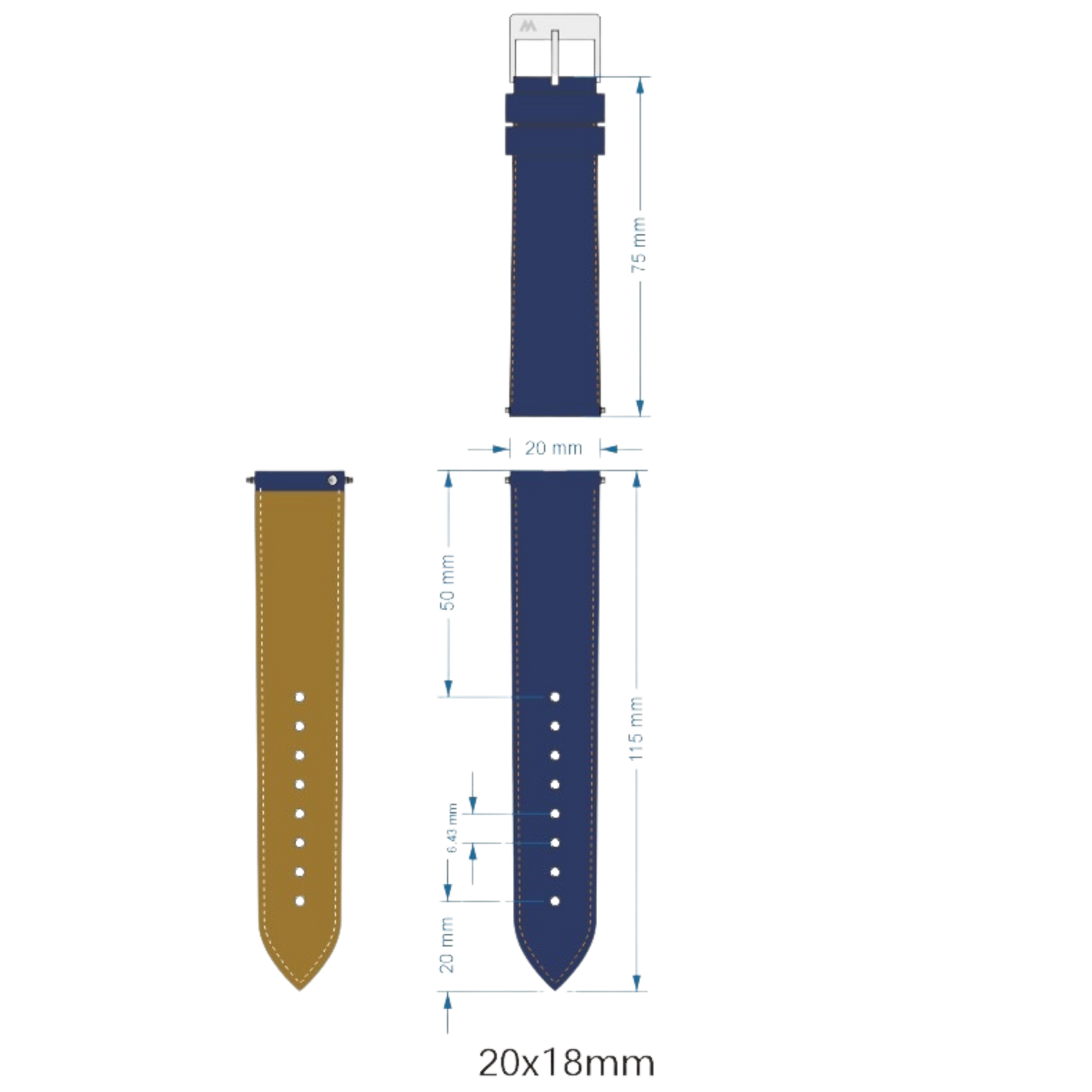 Strap - Lost Astronaut Suede
