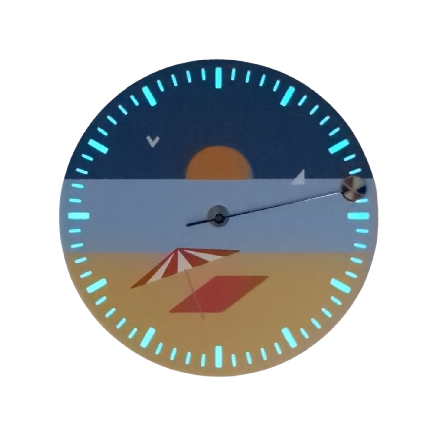 Bundle - La Playa Dial + Beach Ball Second Hand (For NH automatic movement)