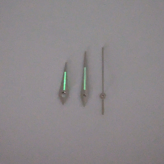 Quartz hands - Dauphine Silver (Lumed)