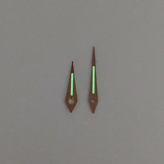 Quartz hands - Dauphine Rose Gold (Lumed)