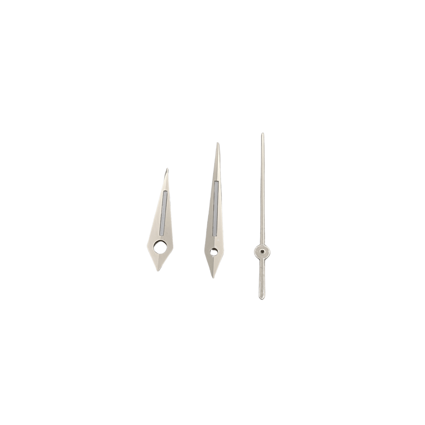 Quartz hands - Dauphine Silver (Lumed)