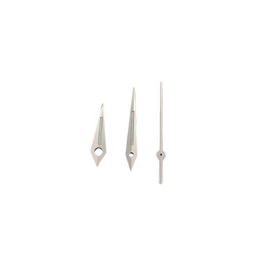 Quartz hands - Dauphine Silver (Lumed)