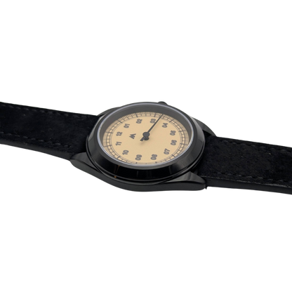 Montre à quartz - Mono Black Ultra Thin (38 mm)
