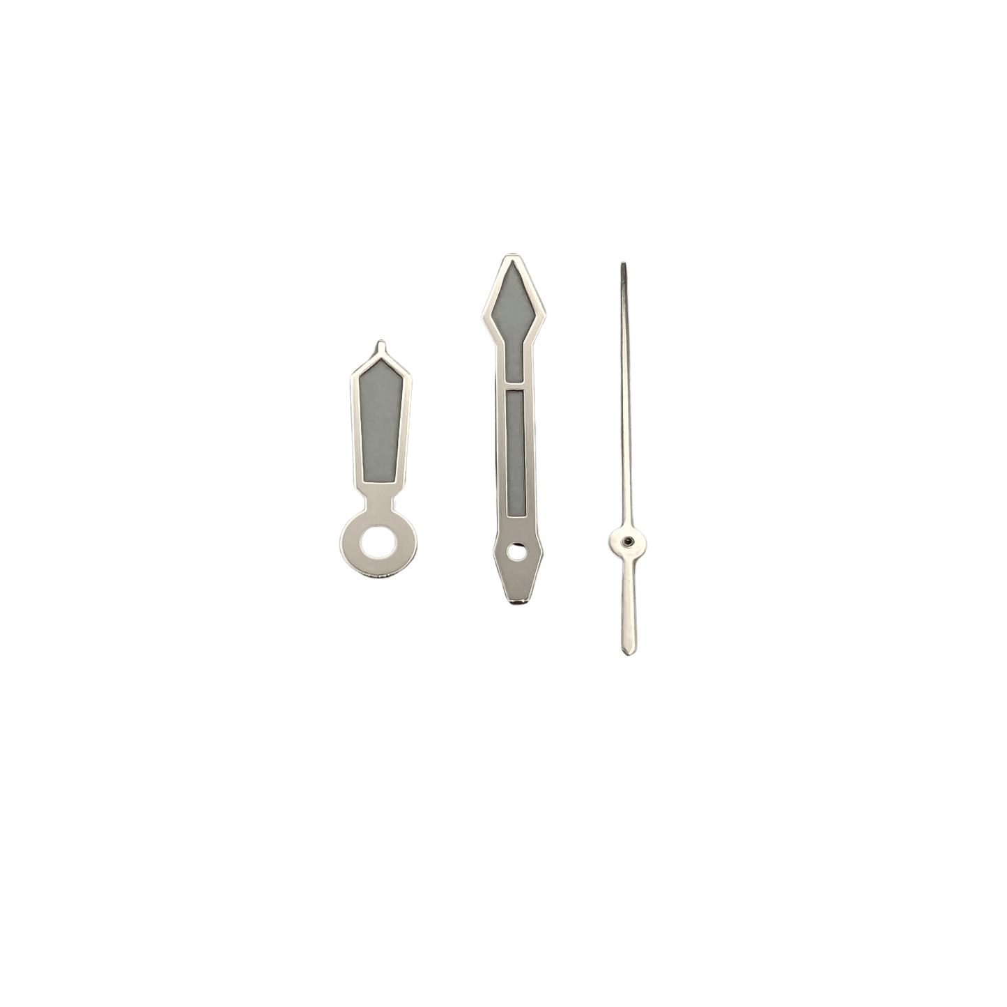 Quartz hands - Diver Silver (Lumed)