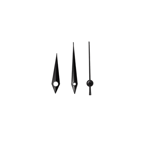 Quartz hands - Dauphine Black