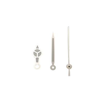 Quartz hands - Mercedes Silver (Lumed)
