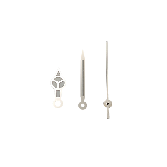 Quartz hands - Mercedes Silver (Lumed)