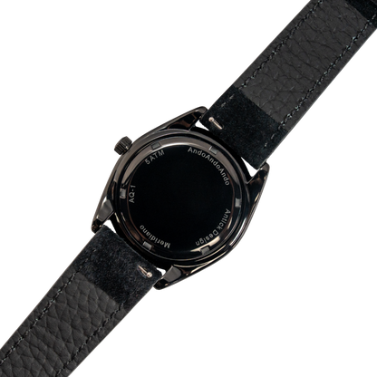 Quartz Watch - Mono Black Ultra Thin (38mm)