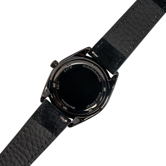 Quartz Watch - Mono Black Ultra Thin (38mm)