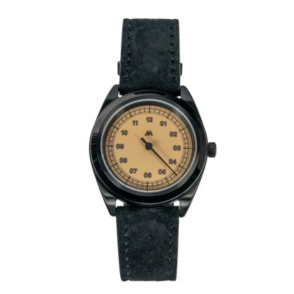 Quartz Watch - Mono Black Ultra Thin (38mm)