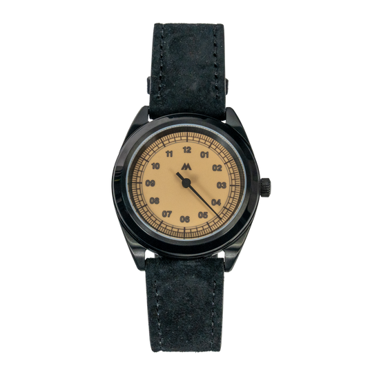 Quartz Watch - Mono Black Ultra Thin (38mm)
