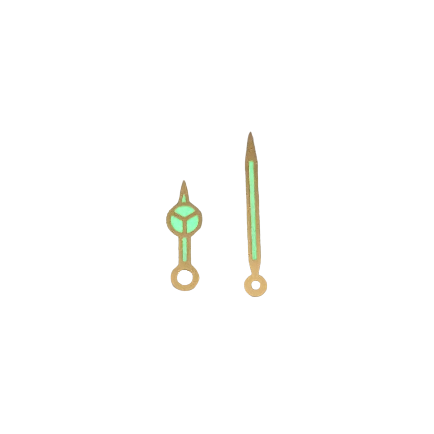 Quartz hands - Mercedes Gold (Lumed)