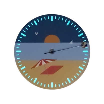 Bundle - La Playa Dial + Beach Ball Second Hand (For NH automatic movement)