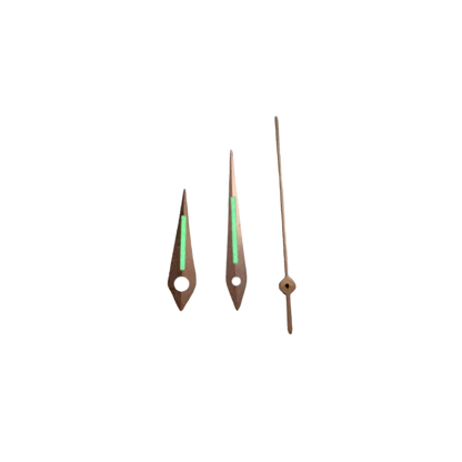 Quartz hands - Dauphine Rose Gold (Lumed)