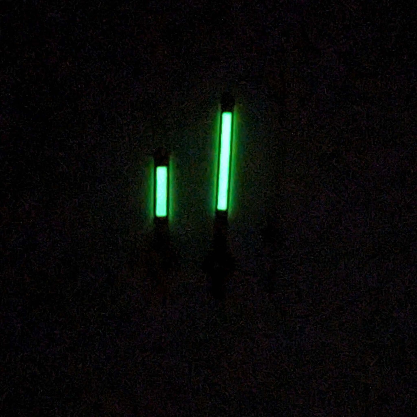 Quartz hands - Baton Silver (Swiss C1 Green Lume)
