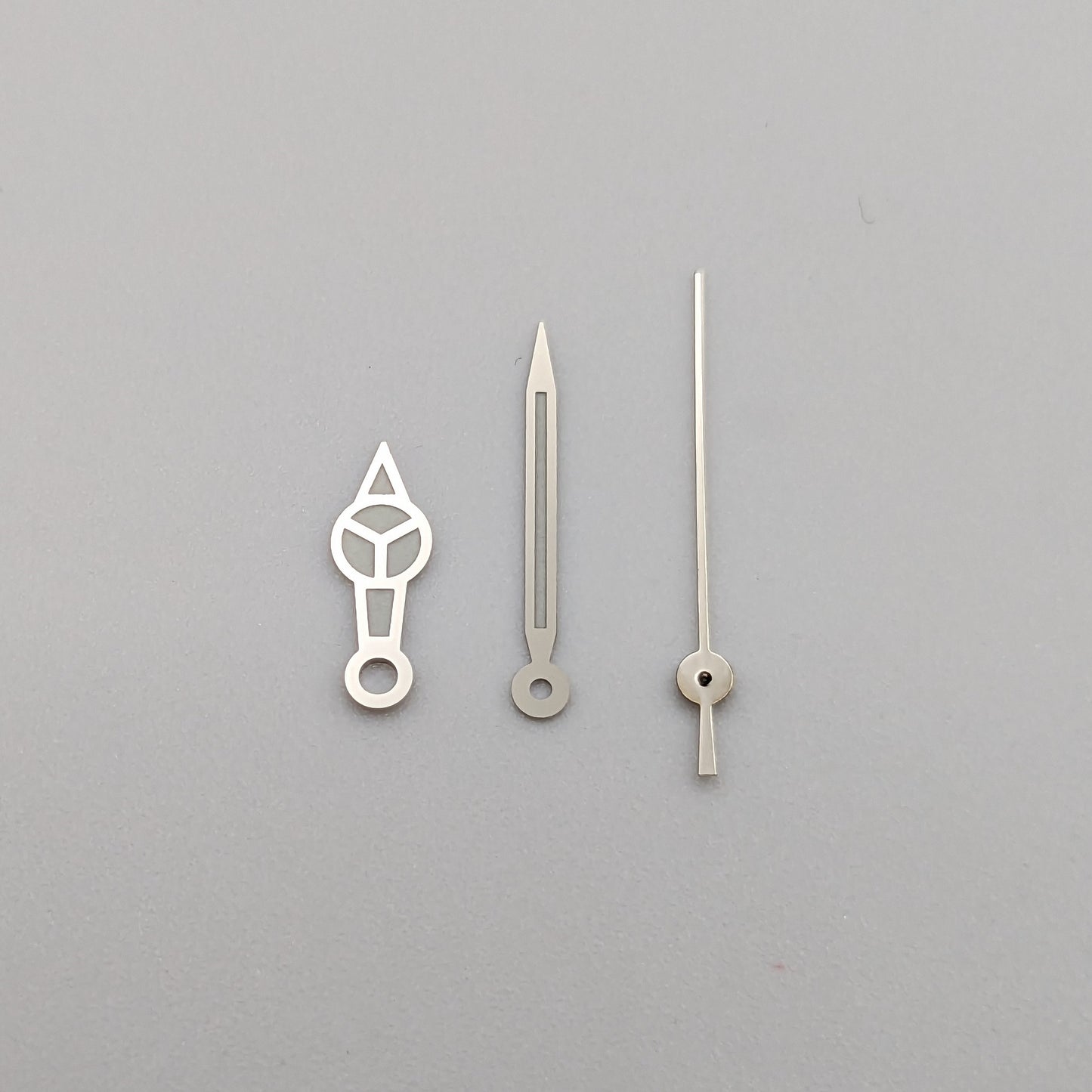 Quartz hands - Mercedes Silver (Lumed)