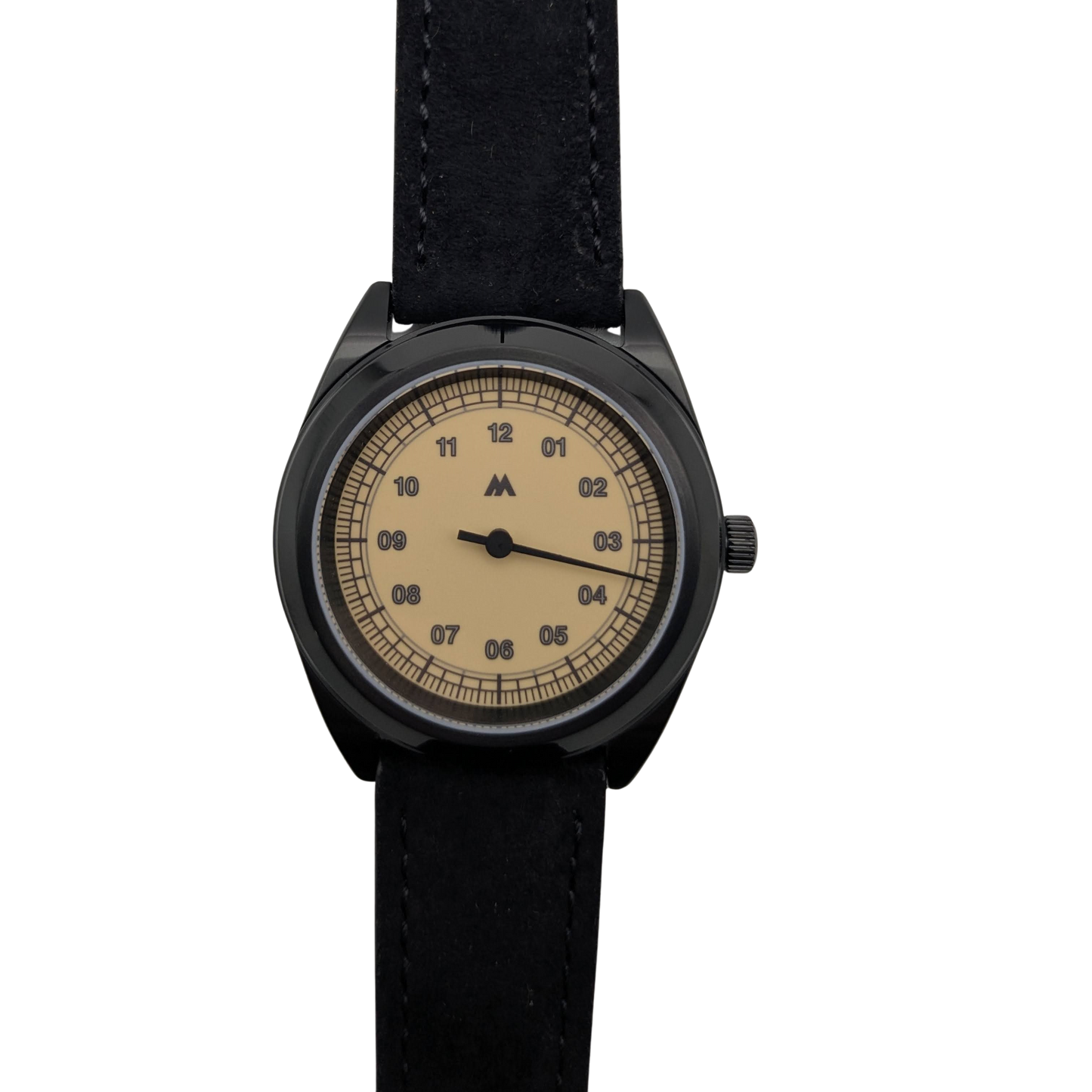 Montre à quartz - Mono Black Ultra Thin (38 mm)