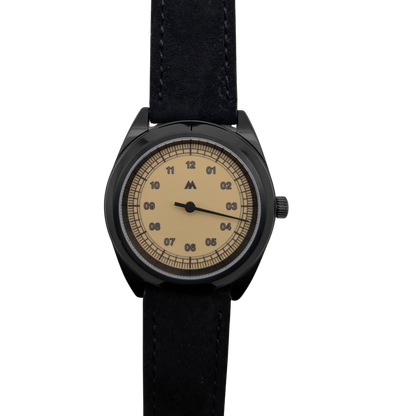 Montre à quartz - Mono Black Ultra Thin (38 mm)