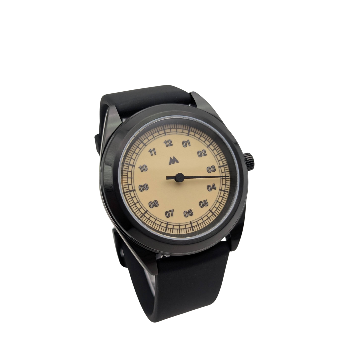 Montre à quartz - Mono Black Ultra Thin (38 mm)