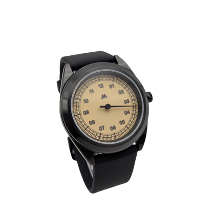Montre à quartz - Mono Black Ultra Thin (38 mm)