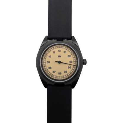 Montre à quartz - Mono Black Ultra Thin (38 mm)